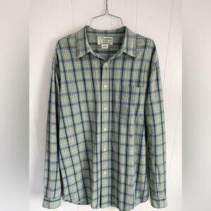U.S. Expedition Green Plaid Button-Down Shirt